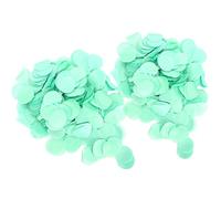 Confetti di Carta Rotondi 2,5 cm Verde 2 Buste - Decorazioni per Feste, Compleanni e Matrimoni, Idee Versatili per Eventi e Artigianato (Verde)
