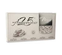 Confetti di mandorla ARGENTATI 25 ANNIVERSARIO 0AAL