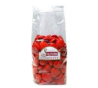 Confetti di Sulmona Cuori al Cioccolato, Rosso - 1000 gr