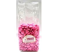Confetti di Sulmona Mini Cuori al Cioccolato Rosa - 500 gr