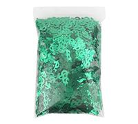 Confetti Dollar Paillettes Tavolo Metallic Foil Confetti 2pcs 60g Dollaro Segno Paillettes a forma di cartello Tabella dei segni disperde le decorazioni per feste di nozze (Signe in dollari verdi)