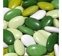 Confetti Doppio Cioccolato Sfumati Verde Papa Dolceamaro g 500 (95 confetti) - Solo aromi e coloranti naturali - Certificati Kosher e Senza Glutine