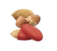 CONFETTI DRAGEE PAPA - 3 STELLE Confetti di MANDORLA Classico - colore ROSSO - Confezione da 1000 g - PAPA DOLCE AMARO - Certificati Kosher - Senza Glutine -