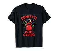 Confetti è la mia Attrezzatura da Palestra Cardio Kettlebell Maglietta