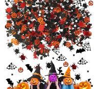 Confetti glitter di Halloween | 100pcs luccics paillettes tavolo di Halloweens Pumpe Confettis | Pumpkin Bat Witch Spider | Sprinkles per feste di paillettes da 15 g per decorazioni per dolcetto
