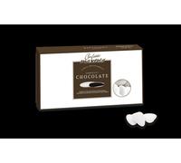 Confetti Maxtris Al Cioccolato 1 kg. CUORI PICCOLI BIANCHI