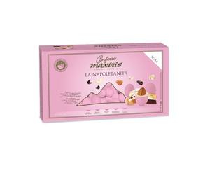 Confetti Maxtris Ciocomandorla La Napoletanità rosa, scatola 1 kg