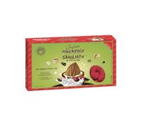 MAXTRIS | CONFETTI ITALIANI CIOCOMANDORLA 1 KG| SBAGLIATO ROSSO AL PISTACCHIO M