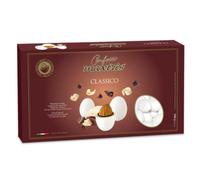 Confetti Maxtris Classico Mandorla Tostata Ricoperta Colore Bianco Scatola 1 kg