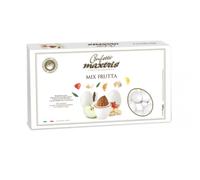 Confetti Maxtris Mandorla Ricoperta Mix Frutta Bianco Scatola da 1 Kg Evento