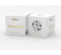 Confetti Maxtris NOME BIANCA ciocomandorla classico cubotto 200g