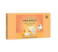 CONFETTI MAXTRIS Scatola da 1 KG gusto MASCARPONE E PESCA 0A9W