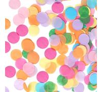 Confetti Multicolore per Feste - 2400 Pezzi con Stelle Metallizzate, Glitter e Dots Biodegradabili per Matrimoni, Compleanni, Decorazioni Tavolo e Eventi (30g)