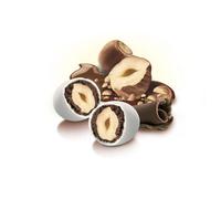 Confetti Papa - Cioccolato e Nocciola g 500 | Confetti rotondi | Colore Bianco (