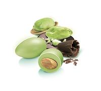 Confetti Papa | Confetti Cioccolato e Mandorla gusto PISTACCHIO | Colore VERDE | Confetti con vera frutta, senza glutine e adatti alla dieta vegetariana | Certificati Kosher | Confezione da 500 g