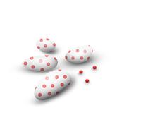 Confetti Papa - Confetti Pois Rosso al Cioccolato g 500 (130 pz)