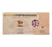 CONFETTI PAPA Mandorla linea 3 Stelle Colore ROSA 1 KG