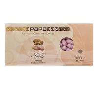 CONFETTI PAPA Mandorla Mediterranea linea 3 Stelle Colore ROSA 1 KG 185M