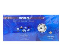 CONFETTI PAPA Mandorla Mediterranea linea 5 Stelle Colore BIANCO 1 KG