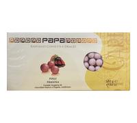 CONFETTI PAPA PERLE Cioccolato Bianco e FRAGOLA colore ROSA 500g 18JN