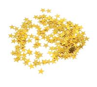 Confetti Plastico a 2000 10mm a Cinque Stella Punte in Pezzi | Oro, per Matrimonio e Decorazione Regali, Forma Pentagramma, Stile Colore Raffinato