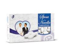 CONFETTI PRISCO SPOSA NOVELLA CONFETTO BIANCO CON MANDORLA 36 SPAGNOLA 1 0AMX
