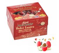 CONFETTI ROSSI DOLCE PORTACONFETTI LAUREA FAI DA TE BOMBONIERE