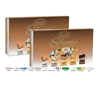 Confetti " Sfumè " Marrone Buratti 2 kg + 100 Bigliettini Bomboniera confettata