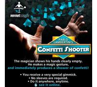 Confetti Shooter by Vernet Magic Trick, Truco di Magia