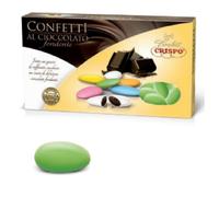 CONFETTI VERDE CIOCCOLATO FONDENTE CRISPO 1KG