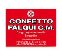 Confetto Falqui Cm 5mg Bisacodile Trattamento Stitichezza Occasionale, 20 Compresse Rivestite