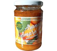 Confettura di Arance amare senza glutine 320 g - 78% di Frutta, Arance italiane - Con Frutta di Alta qualità, Vegan - Senza conservanti e coloranti