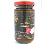 Confettura Di Cipolla Rossa Di Tropea IGP De Luca,Antica Tradizione,Vasetto In Vetro 230g, Lavorata Dal Fresco Marmellata Splamabile 100% Italiana Made in Calabria