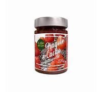 Confettura di Fragole e Cacao senza glutine 320 g - 66% di Frutta, Fragole italiane - Con Frutta di Alta qualità, Vegan - Da spalmare su Toast