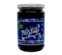 Confettura di Mirtilli senza glutine - 68% di Frutta, Mirtilli italiane - Con Frutta di Alta qualità, Vegan - Senza conservanti e coloranti