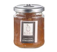 CONFETTURA D'INVERNO MELA PERA ARANCIO LIMONE IN VASETTO DI VETRO 220G MARMELLATA