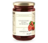 Confettura extra di fragole vasetto da 340 g, ideale per colazione e merenda