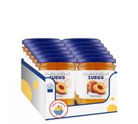 Confettura Extra di Pesche 320 g - Marmellata alla Frutta Dolce e Naturale Ideale per Colazione e Dolci - Variazioni 4/8/12 Pezzi (4 PEZZI)