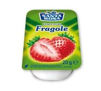 Confettura monodose per Hotel Santa Rosa in vaschetta da 20 grammi - Box da 100 Vaschette (Fragola)