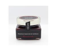 Confettura Siciliana di Fragole e bacche di vaniglia 160 gr NeroMonte By Nelson Sicily