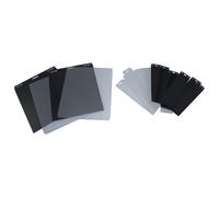 Confezione 10 Cartellini Urmet ALPHA per tasti doppi Nero 1168/102