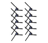 Confezione 10 Spazzole Laterali Ricambio per ECOVACS Per DEEBOT X2 Per Omni X2 P