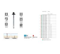 Confezione 100 Pezzi Vite Testa Esagonale con falsa Rondella Autoperforante Zinc