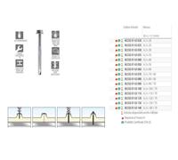 Confezione 100 Pezzi Vite Testa Esagonale con falsa Rondella Autoperforante Zinc