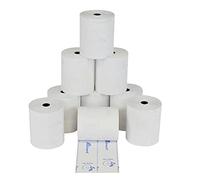 Confezione 100 Rotoli Termici mm 57x30 mt Omologati per Registratore di Cassa Carta Termica 1^ Qualità