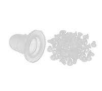 Confezione 100 Tazze per Inchiostro per Tatuaggi, Cappucci per Inchiostro per Tatuaggi in Silicone, Tazze per Inchiostro Usa e Getta, Accessori per Tatuaggi, (Piccola tazza in