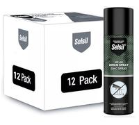 CONFEZIONE 12 pezzi ZINCO SPRAY ZINCANTE GRIGIO A FREDDO 400ml SELSIL ZINC SPARY