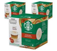 Confezione 12 x 3 - Caffè compatibile STARBUCKS Nocciola Macchiato Dolce Gusto