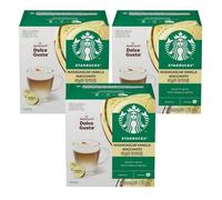 Confezione 12 x 3 - Caffè compatibile STARBUCKS Vaniglia Macchiato Dolce Gusto