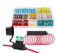 Confezione 130 Auto Inlines Fusibili Supporti per 12V Veicoli con Standard